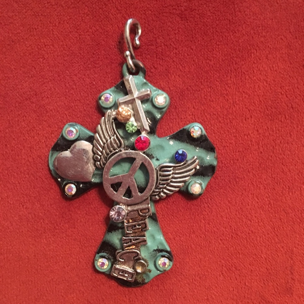 Cross necklace charm